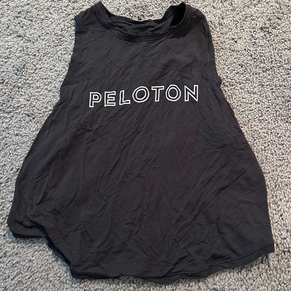 Lululemon Peloton Women's Black Mesh Tank Top (fast as light tank)